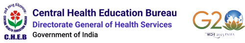Logo of official website of Central Health Education Bureau, Government of India