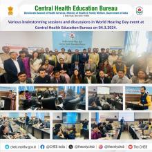 World Hearing Day 2024 Celebration at Central Health Education Bureau.