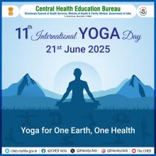 Central Health Education Bureau proudly celebrated the 11th International Day of Yoga, in alignment with the national spirit of wellness, unity, and global health awareness.”