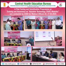  The Sensitization Programme and Pilot Testing of TAAT Modules for Medical Officers and Nursing Officials was conducted on  27th &amp; 28th March 2025