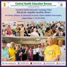 HEB Organised Outreach Health Awareness Campaign titled “मिले,सुने,कहे- सामुदायिक सहभागिता अभियान”on Dementia for Senior Citizens in Lajpat Nagar1