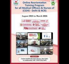 Monthly Online Training Series for CGHS Medical and Nursing Officers